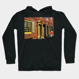 Doors and Windows of Elfreth's Alley Hoodie